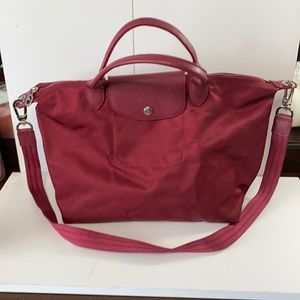 LongChamp Red Shoulder Bag